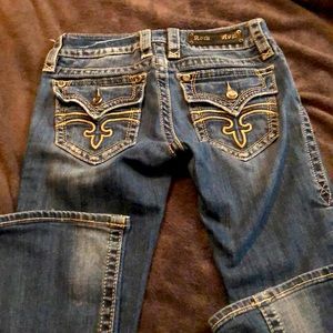 Size 27 Rock Revival boot cut jeans 31 inseam